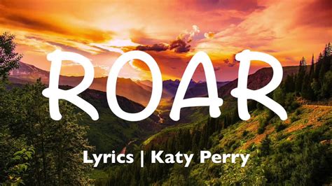Roar Katy Perry Lyrics Youtube