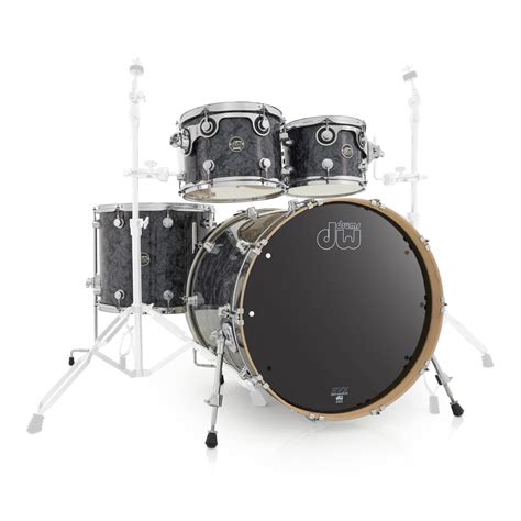 Dw Drums Performance Series 22 4 Piece Shell Pack Black Diamond At Gear4music