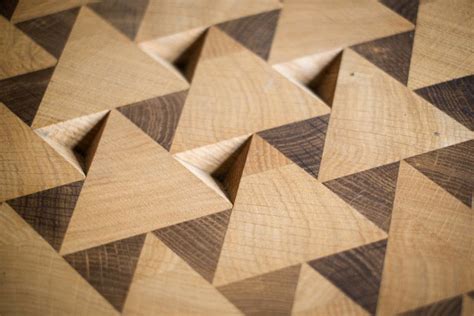 Atlas Table In Geometric Wood By Fundamental Homeli