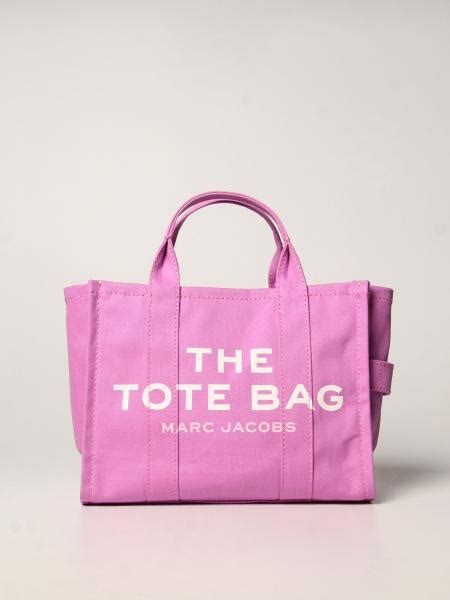 Marc Jacobs The Tote Bag In Canvas Cyclamen Marc Jacobs Tote Bags M0016161 Online At Gigliocom