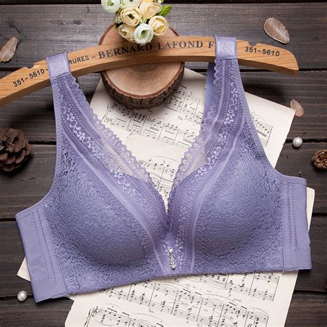 Lace Wire Free Bras Thin Sexy Push Up Comfortable Maam Underwear Bra Side Gathering Furu Mm