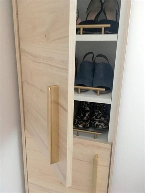 A Classy Tall Shoe Cabinet To Fit Small Entryways Ikea Hackers