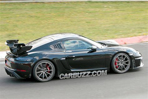 Hardcore Porsche Cayman Gt4 Rs Spied With Huge Rear Wing Carbuzz