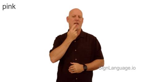 Pink In Asl Example 5 American Sign Language