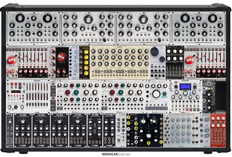 Colin Benders Main System Top Rack Eurorack Modular System From
