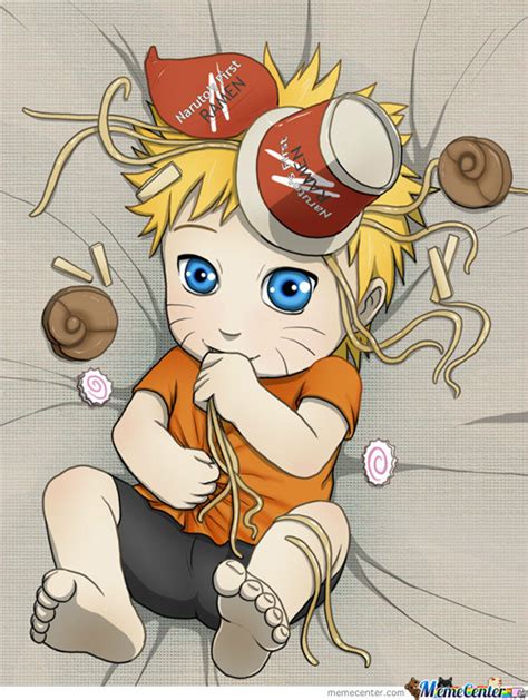 Daw So Cute Naruto Baby And His First Ramen By Tanq