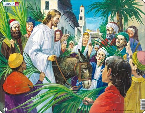 C6 Jesus Entering Jerusalem Biblical Puzzles Larsen Puzzles