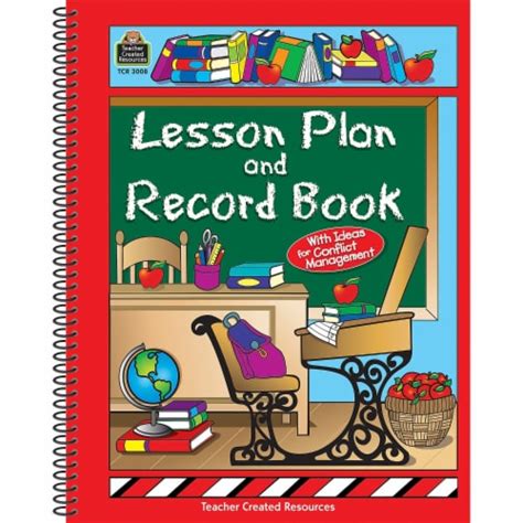 Teacher Created Resources Lesson Plan And Record Book Pack Of 2