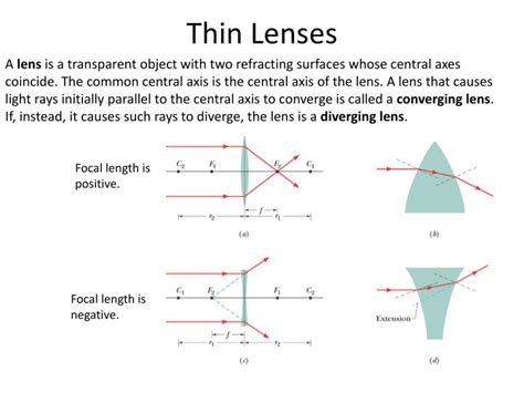 Ppt Thin Lenses Powerpoint Presentation Free Download Id1798623