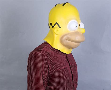 Cosplay Homer Jay Simpson Mask Halloween The Simpson Cosplay Mask Unisex