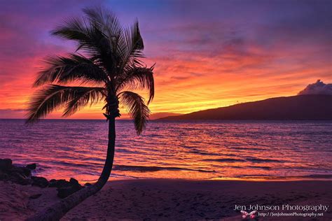 Sunset From Sugar Beach In Maui Hawaii From Tpfmariah9999 Sunset