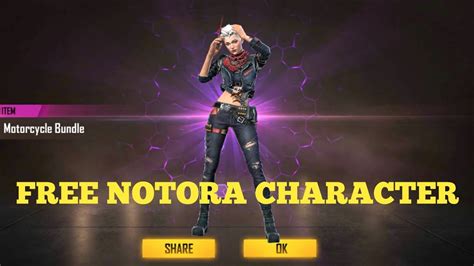 Free Notora character and gun skin free fire - YouTube