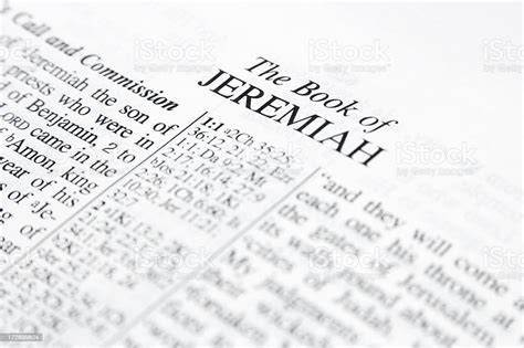 Book Of Jeremiah Stock Photo Download Image Now Jeremiah