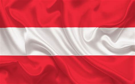 Download Wallpapers Austrian Flag Austria Flag Of Austria Silk