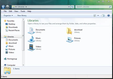 Use Windows 7 Libraries To Quickly Load And Save Files Ghacks Tech News