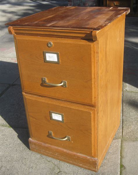 File cabinets are a great solution for organizing documents. UHURU FURNITURE & COLLECTIBLES: SOLD - Wooden File Cabinet ...