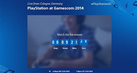 Watch Sony Playstation Gamescom 2014 Press Conference Live Stream Right