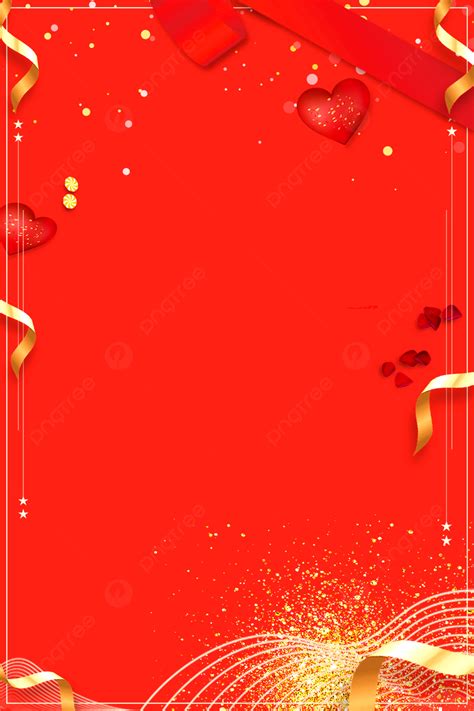 칠석 발렌타인 데이 붉은 대기 배경 배경 화면 및 일러스트 무료 다운로드 Pngtree
