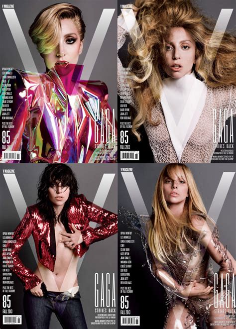 Lady Gaga Dans Le Magazine V Découvrez Ses 4 Couvertures E News