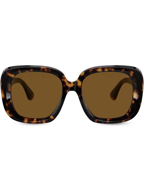 Oliver Peoples Nella Tortoiseshell Sunglasses Farfetch