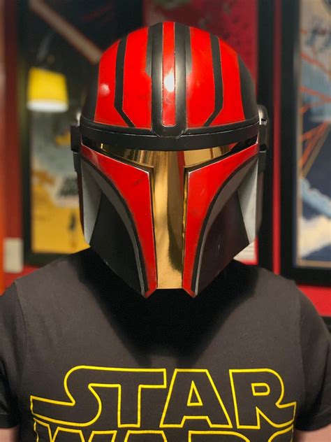 Star Wars Mandalorian Helmet Maul Gar Saxon Design Etsy