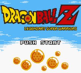 The super famicom's dragon ball z: Dragon Ball Z: Legendary Super Warriors (Game Boy Color ...