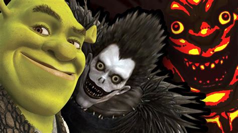 Shrek Ryuk Character Mashup Art Challenge Youtube