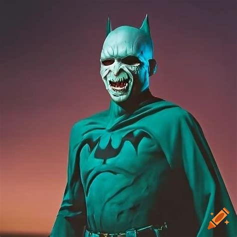 Funny Artwork Of Voldemort Wearing Batman Mask And Suit On Craiyon