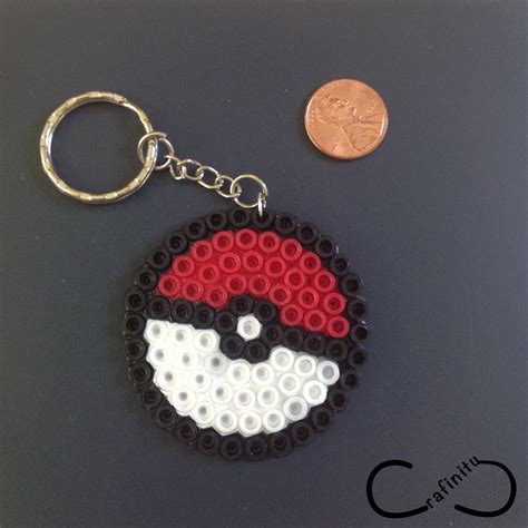 This Pikachu Ball Perler Bead Accessories Is Inspired From Pokemon