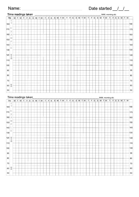 Free Blood Pressure Chart To Print Randomplm