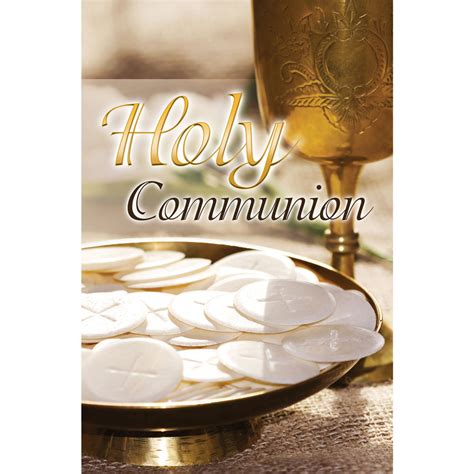 Church Bulletin 11 Communion Holy Communion Pack Of 100