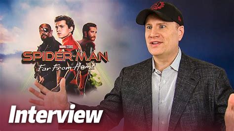 Spider Man Far From Home Interview Mit Marvel Chef Kevin Feige Youtube