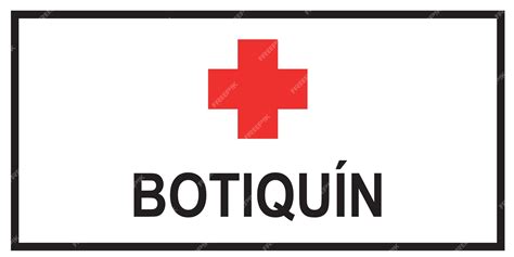Señaletica Botiquin De Primeros Auxilios Vector Premium
