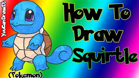 How To Draw Squirtle From Pokemon Youcandrawit P Hd Youtube