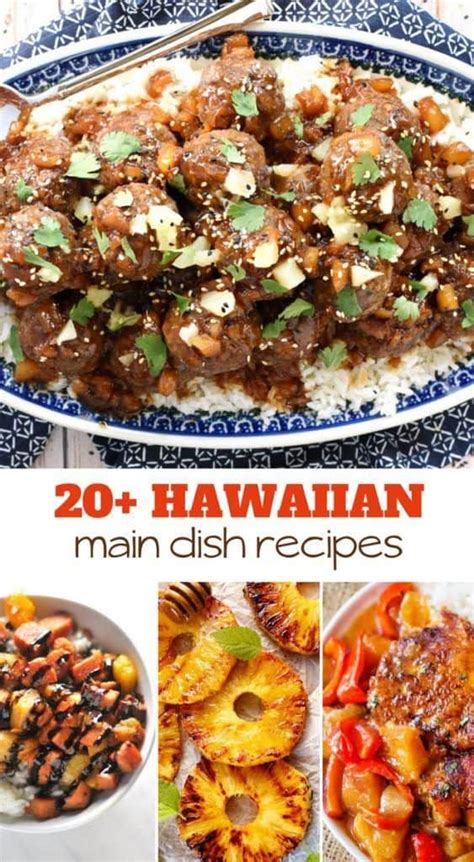 Over 20 Hawaiian Main Dish Recipes 3 Boys And A Dog