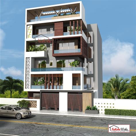 Triple Storey House Elevation Design By Residential