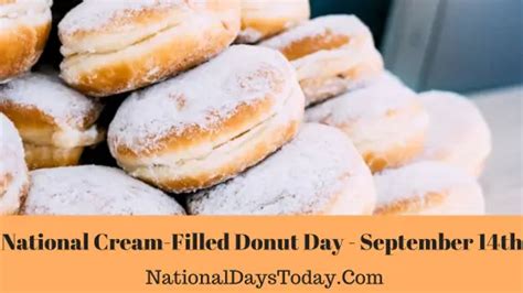 National Cream Filled Donut Day 2023 Why This Day