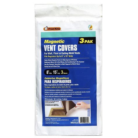 You need ac draftshield vent covers. E/O Magnetic Vent Covers-MC815 - The Home Depot