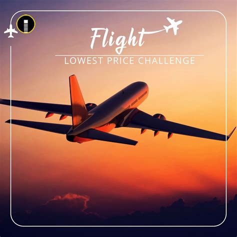 Lowest Price Challenge Travel Flight Banner Design Travel Creative