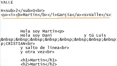 Html Intro Etiquetas Youtube