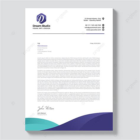 Dont panic , printable and downloadable free church letterhead template new sample membership transfer we have created for you. Modern Company Letterhead Template for Free Download on ...