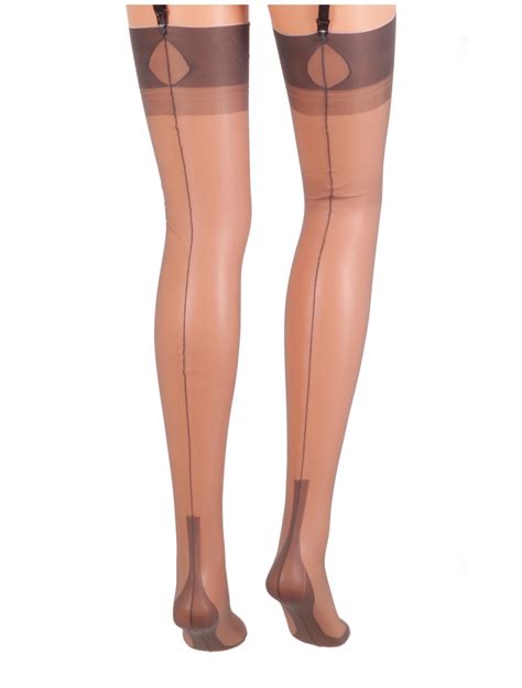 Cervin Havana Couture Fully Fashioned Rht Nylon Stockings