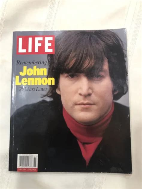 Life Magazine Remembering John Lennon 25 Years Later Life Photo Book