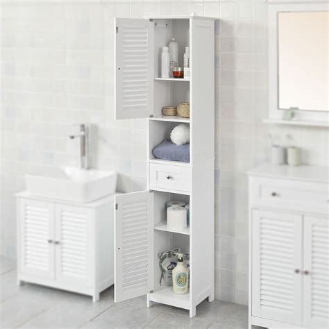 Buy Sobuy Frg236 W Bathroom Tall Cabinet Bathroom Storage Cabinet With