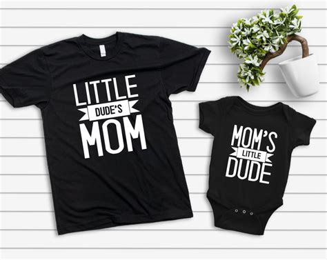 Mother And Son Matching Shirts Mom And Son Shirts Mommy And Etsy