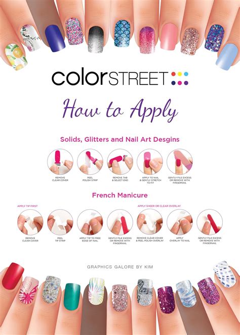 How To Apply Color Street Nails And Save It How To Put On Color