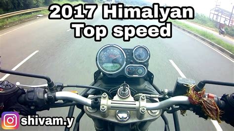 Royal Enfield Himalayan Top Speed Vloggeronmission Youtube