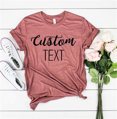 Custom Shirt Personalized Shirt Write Your Own Saying Etsy