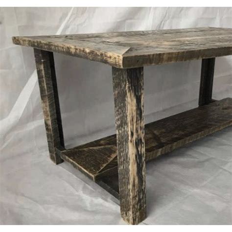 Everything is handmade in our vancouver studio from start to finish. Reclaimed-Wood Coffee Table