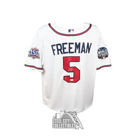 Freddie Freeman Autographed 2021 World Series Atlanta Braves Nike